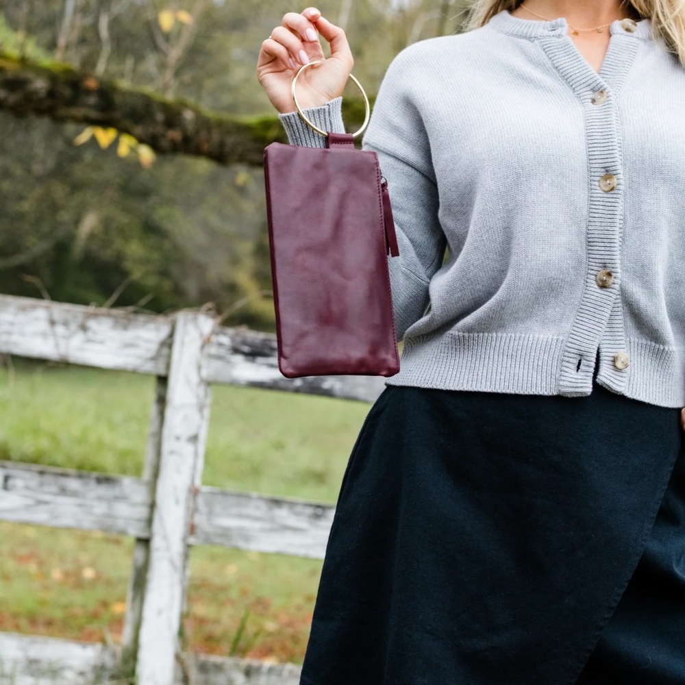 Able: Fozi Wristlet (Wine)